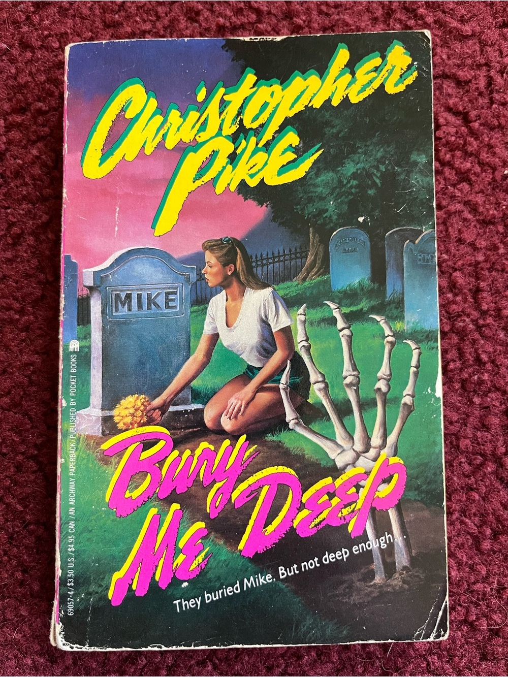 Vintage 90s Christopher Pike Book—Bury Me Deep